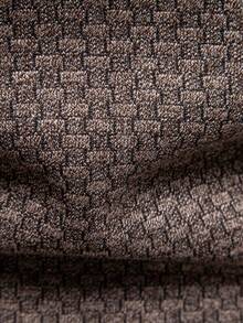 Manfinity Homme Men's Thermal Lined Knitted Sweater, Lightweight Top For Autumn, Old Money, Long Sleeve Top - Mocha Brown - View 5