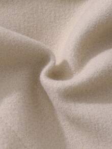 SHEIN Tween Girl' 灰色长款双排扣蝴蝶结装饰大衣，适合度假、夏季和旅行