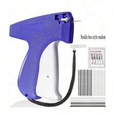 1 pièce Pistolet à points fin Stitchy, réparateur rapide de vêtements, pistolet de micro-étiquetage pour vêtements avec 6 fines aiguilles et 1000 pièces de fixation, mini outil de ourlet adhésif rapide