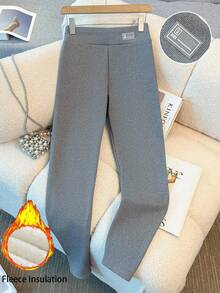 Franclia 女士紧身裤，女士保暖内衬紧身裤 - 深灰色 - 查看 1