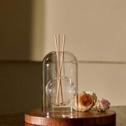 Zazumi 1 Piece Of Simple Luxury Style Glass Aromatherapy Bottle Gifts Birthday Graduation, Rama Comfort Home,Cozy Home, Mother's Day Gift, Christmas Gift, Special Gift, High-End Cafe Supplies, Gifts For Parents, Birthday Gift