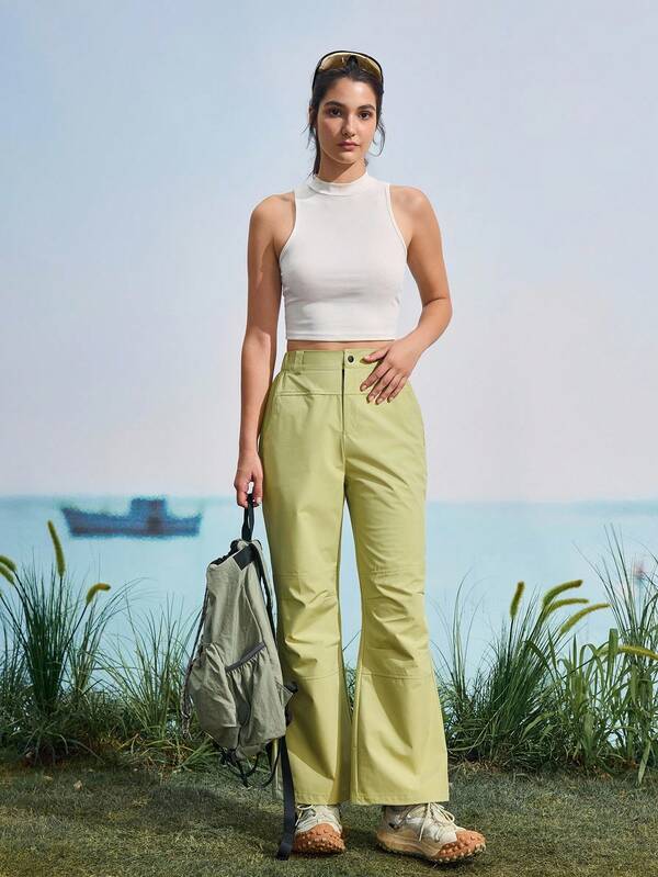 In My Nature 女式纯色高腰户外徒步长裤