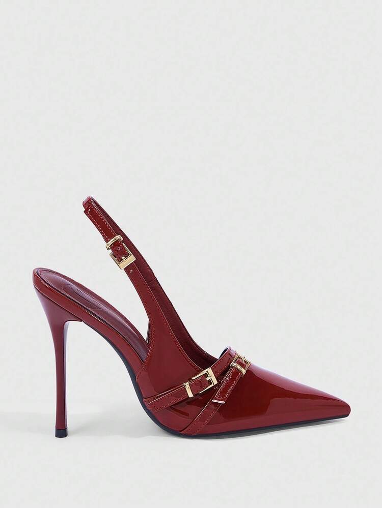 CUCCOO SZL Women's Fashionable Elegant Commuting Closed Toe High Heels For Christmas Spring Shoes