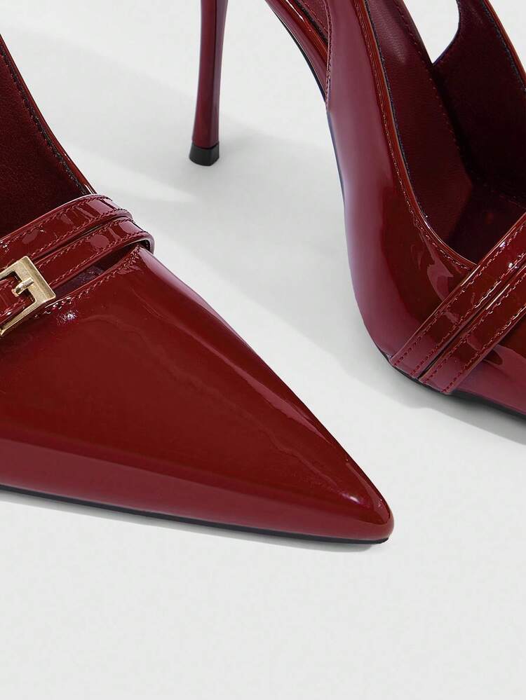 CUCCOO SZL Women's Fashionable Elegant Commuting Closed Toe High Heels For Christmas Spring Shoes