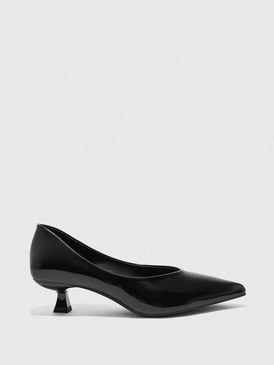 CUCCOO BIZCHIC Women's Pointed Toe Low Heel Classic Simple Basic Commute Work Party Pumps For Christmas Spring Shoes