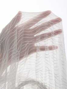 Zestiva 側抽繩吊脖罩衫連衣裙 - 白色 - 查看 6