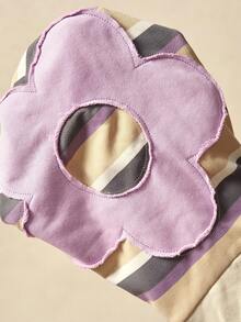 Bohemela Áo nỉ tay dài cổ tròn dệt kim chắp vá thông thường dành cho nữ vào mùa thu/đông - Màu Khaki - Xem 8