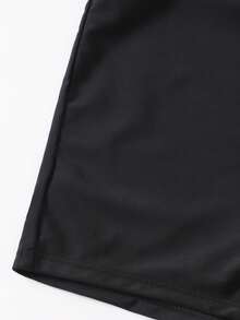 SHEIN Swim 夏季沙灘打結前景短褲比基尼