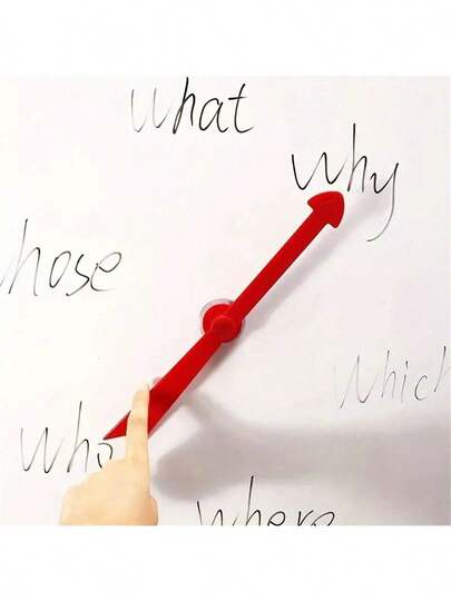 1 件大型 12 英寸吸盘白板指针 - 教育环境和游戏选择、返校、墙面装饰、卧室窗帘、秋季装饰、圣诞装饰、客厅装饰的理想选择，