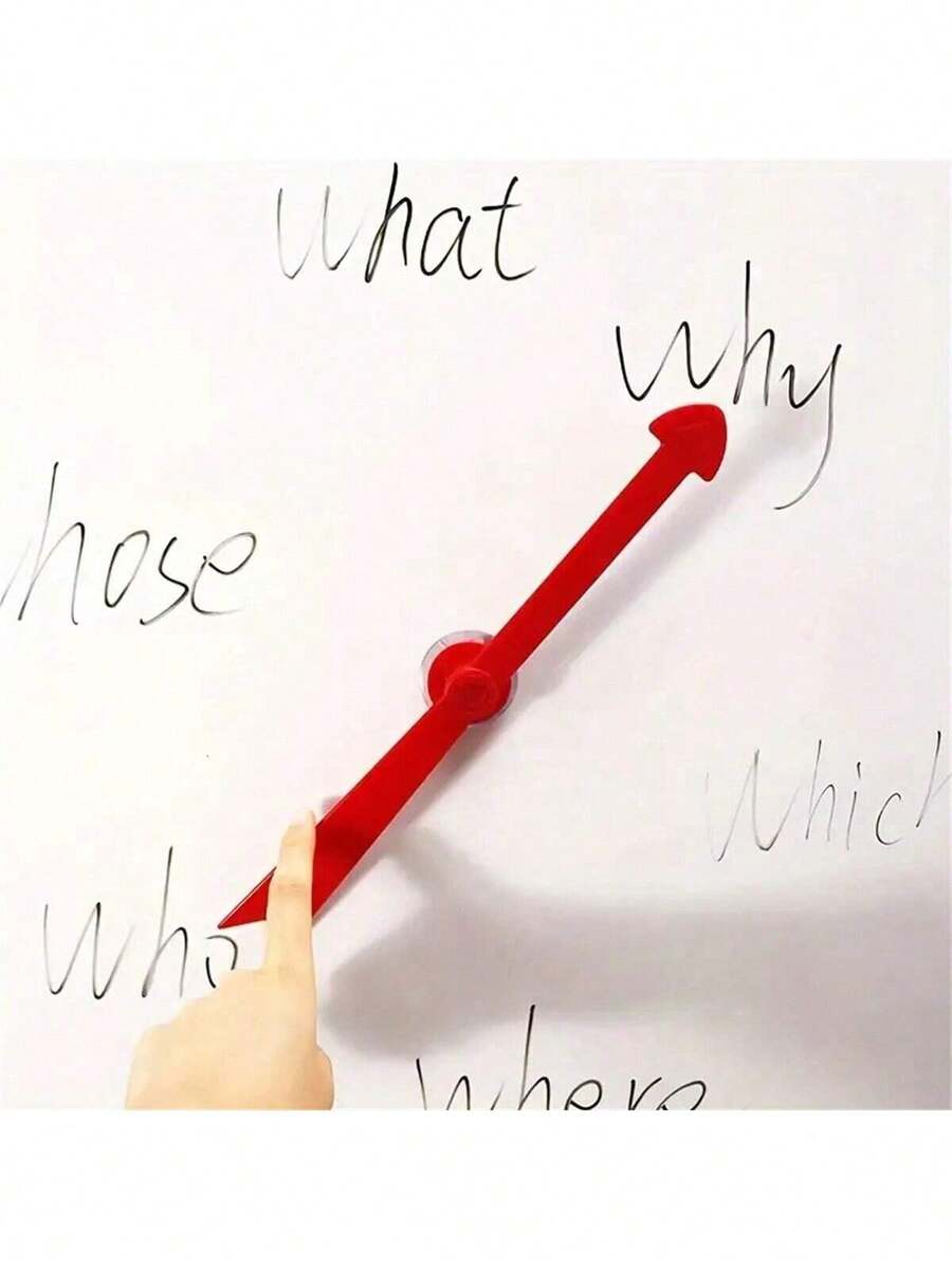 1 Pc Large 12-Inch Suction Cup White Board Pointer - Ideal Choice For Educational Environment And Game Selections,Back To School,Wall Decor, Bedroom Curtains, Fall Decor,Christmas Decorations,Living Room Decor, - Multicolor - View 1