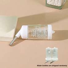 1pc Pet Supplies Hamster Kettle Feeder Drinking Fountain Small Animals Drinking Fountain Hamster Water Bottle Holder