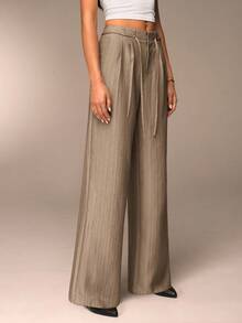 Avantive Mùa thu cho nữ / Mùa thu / Mùa thu / Trở lại trường / Hòa nhạc đồng quê / Hòa nhạc dành cho nữ / Đi chơi / Sinh nhật / Trang phục Halloween / Thường ngày / Y2k / Những năm 2000 / Những năm 90 / Gợi cảm / Trang phục phương Tây cho nữ / Boho / Đồng quê / Câu lạc bộ / Văn phòng / Cocktail / Cổ điển / Bodycon / Lễ hội Rave / Hài hước / Sang trọng / Quý tộc / Thời trang đường phố / Kỳ nghỉ / Hòa nhạc đồng quê / Công sở / Khiêm tốn / Nghỉ xuân / Độc thân / Hòa nhạc / Cơ bản / Tốt nghiệp / Halloween / Quần vest sọc / Quần vest buộc dây - Màu Khaki - Xem 3