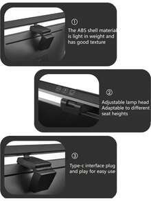 LED电脑显示器灯条用于学习/阅读/工作调光夜间照明显示屏吊灯护眼灯 - Multicolor - 查看 5