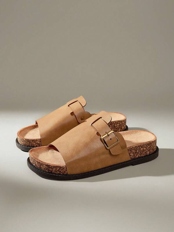 Solecia 男士扣环设计休闲凉鞋