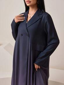 Veilorie Conservative Ombre Abaya Robe For Women - Multicolor - View 3