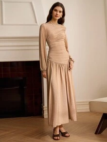 SHEIN Clasi Elegantes Partykleid mit Glitzer für Damen