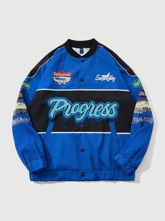 Street Life Unisex Motorcycle Stand Collar Jacket, Autumn/Winter