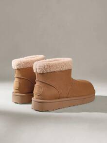 Solecia بوت ثلج كاجوال دافئة للنساء للخارج، خريف/شتاء