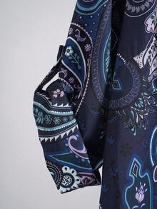 EMERY ROSE Áo sơ mi thường ngày cỡ lớn, thời trang tối giản mặc hàng ngày, trang phục mùa hè cho phụ nữ, xuân/hè, trang phục nghỉ dưỡng cho phụ nữ, trang phục phương Tây cho phụ nữ - Nhiều màu - Xem 5