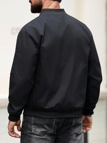 Manfinity Homme Herren BOSTON bestickte Bomberjacke, Herbst