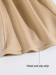 SHEIN 1 件女式高腰弹力收腹塑身裤 - 杏色 - 查看 7