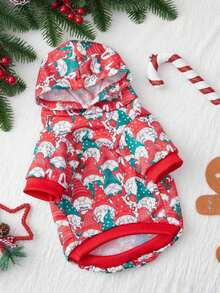 PETSIN 1 hanorac cu glugă pentru costum de Crăciun cu cerb pentru animale de companie