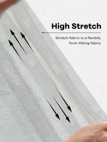 Selianne Elegant French Style Beige Embossed Jacquard Blouse With Romantic Puff Sleeves, Fitted Waist And A-Line Hem, Fashionable And Charming Design For Back To School Season, Spring/Autumn - Apricot - View 8