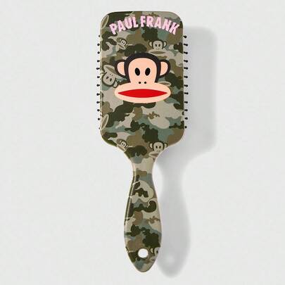 Paul Frank X ROMWE Lược chải tóc massage hình khỉ hoạt hình & ngụy trang có đệm khí để massage da đầu và tạo kiểu tóc