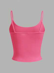 SHEIN EZwear 4件套女士短款休闲吊带背心，适合夏季穿着 - 彩色 - 查看 12