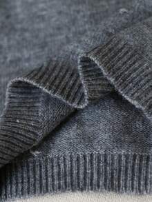 Souflis Souflis 男婴骆驼熊提花针织毛衣套装，面料柔软厚实，适合秋冬休闲穿着 - 深灰色 - 查看 12