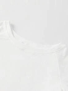 Sweetra Bộ 3 áo thun nữ hở vai bất đối xứng mùa hè, màu cơ bản đen, trắng, xanh navy - màu đen - Xem 3