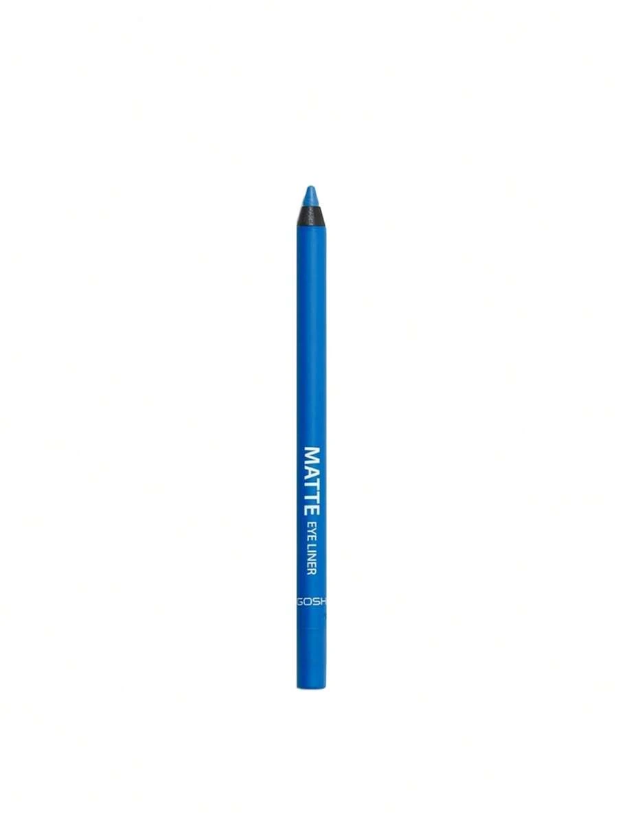 GOSH Matte Eye Liner 007 Carribiean 1.2 G – Eyeliner, Long-Lasting, For Makeup Enthusiasts, Matte Blue, Suitable For Daily Beauty Routine - 007 Carribiean - View 1