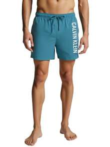 Calvin Klein CK SWIM Men's Athletic Swimwear Comfortable Compression UV Protection Water Sports Summer Vacation Blue KM0KM01092-CJ6 - Storm blue - View 1