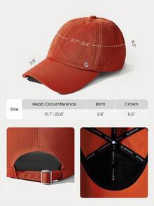 GLOWMODE Nylon Peak Performance Sweatband Cap With Reflective Handsewn Logo Daily Casual - Orange - View 6