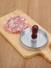 1pc Non-Stick Hamburger Patty Press Mold Hamburger Maker With Removable Plate, Burger Press For Beef, Cheese, Veggie Burgers, BBQ