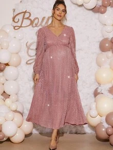 Loomaby Maternity Dresses,Gender Reveal Dress,Maternity Dress, Baby Shower Dress,Pink Maternity Dress Dusty Pink Women Dress Babyshower Dress Maternity Maternity Dress Pink Baby Shower Dress Pink