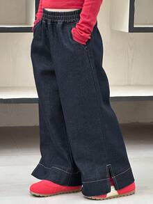 Dazy Kids Young Girls Denim Jeans - Blue - View 6