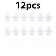 240 de cutii de vopsea goale, 40 de recipiente mini pentru vopsea acrilică cu capace, 6 cutii de vopsea goale conectate 3 ml/0,1 oz, potrivite pentru studenți, cutie cadou rafinată pentru pictură