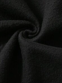 SHEIN 2 件青少年男童休闲字母标语印花二合一圆领卫衣和裤子套装，纯色简约基本百搭，适合通勤、上学、日常休闲、旅行、户外派对、运动、秋冬两件套运动服