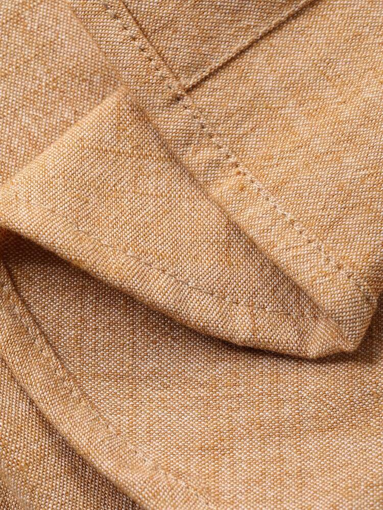 Loose Fit Embroidered Pattern Turndown Collar Long Sleeve Casual Vintage Shirt For Women, Autumn/Winter