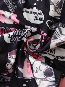 Girls' Fashion Printed Bow Decor Underwear Cartoon Underwear For Women Cute Panties For Women Teenage Girl Underwear Girl Panty Big Kids Floral Panties - Black - View 4