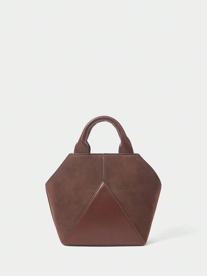 SHECARRY 女士纯色大容量手提包，适合通勤和日常使用