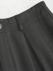 EMERY ROSE Plus Size Pleated Detail Versatile Office Pants