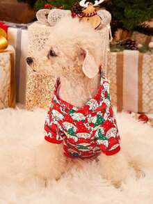 PETSIN 1 hanorac cu glugă pentru costum de Crăciun cu cerb pentru animale de companie