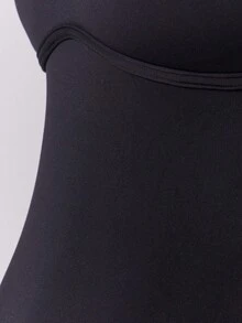 Musera Sport 运动塑形露背连体紧身衣，优雅休闲，适合运动健身、返校、瑜伽、普拉提等日常穿着。 - 黑色 - 查看 7