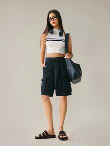 Solecia 2025 Summer New Arrival Women's Fashion H-Shape Black Rivet Platform Soft Bottom Sandals, Closure, Versatile Strap Non-Slip Open Toe Flat Sandals - Black - View 11