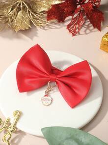 PETSIN Christmas Red Satin Pet Bow Tie 1 Piece