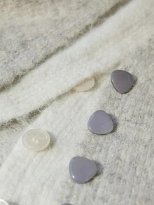 Aveloria Modichic Women's 2 In 1 Contrasting V-Neck Long Sleeve Sweater Cardigan