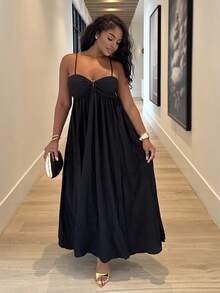 Alexandranx Váy không tay xếp ly cho nữ, Phong cách nghỉ dưỡng, Mùa xuân & Mùa hè, Trang phục mùa hè cho nữ, Trang phục bãi biển cho nữ, Phụ nữ, Kỳ nghỉ xuân, Trang phục hòa nhạc cho nữ, Boho, Trang phục Rave, Kỳ nghỉ nhiệt đới, Lễ hội, Váy mùa hè lãng mạn cho nữ Váy Boho cho nữ Váy nhiệt đới cho nữ Váy nữ Váy nghỉ dưỡng Hàng mới về Váy nữ - màu đen - Xem 4