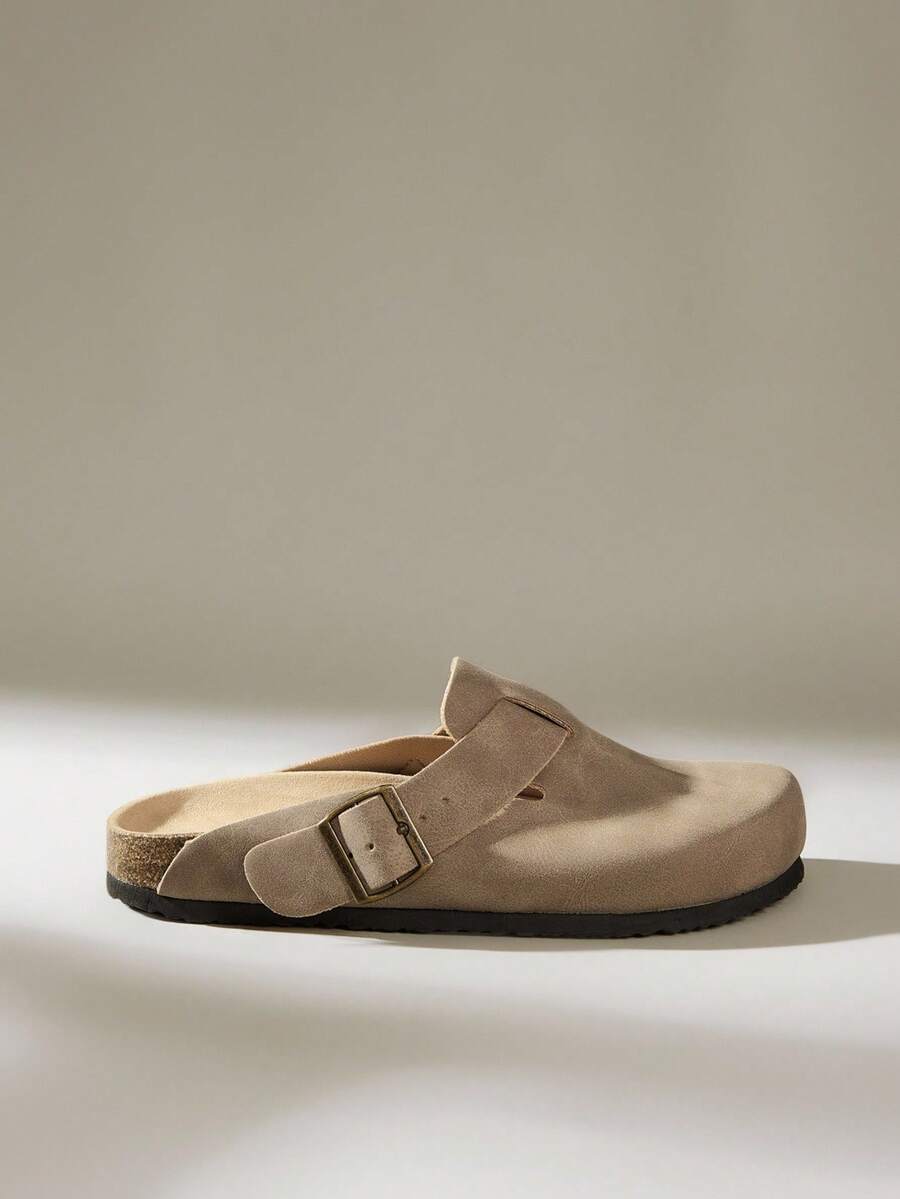 Solecia 女士休闲百搭平底乐福鞋 - 卡其色 - 查看 1